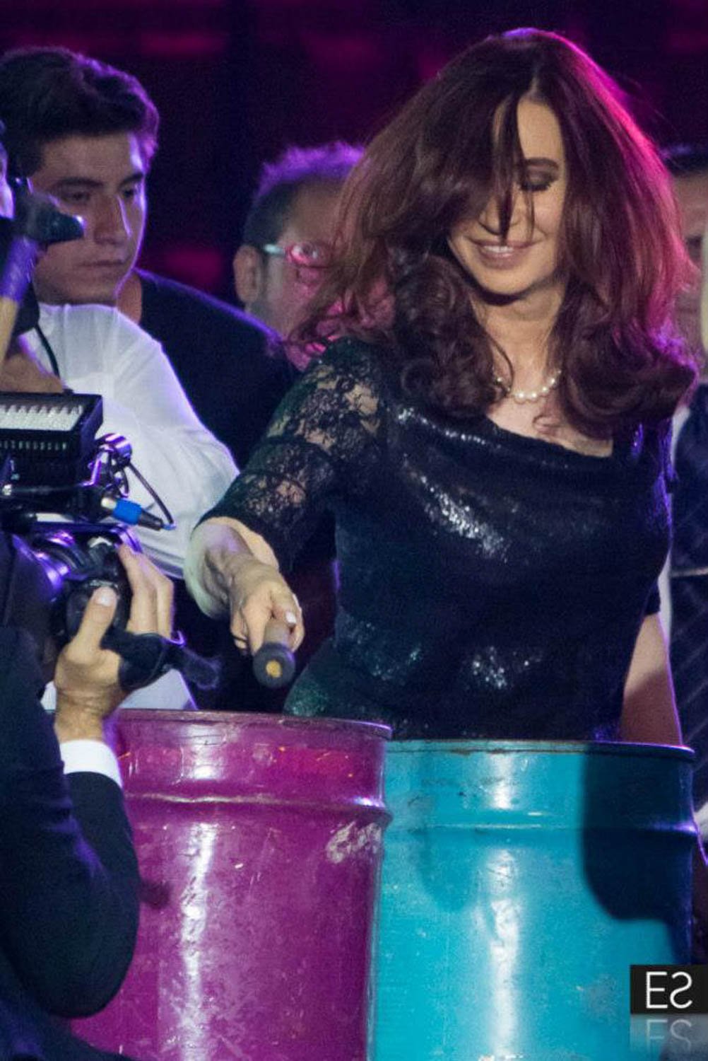 Fotografía de Estanislao Santos: Fotos de Cristina Fernández y Néstor Kirchner