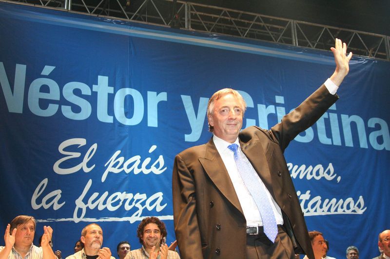 Fotografía de Estanislao Santos: Fotos de Cristina Fernández y Néstor Kirchner