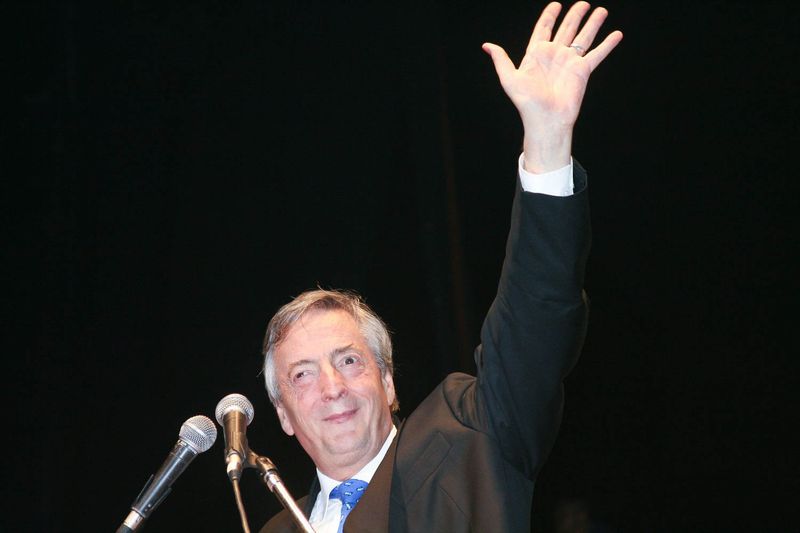 Fotografía de Estanislao Santos: Fotos de Cristina Fernández y Néstor Kirchner