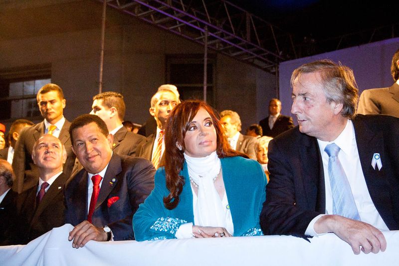 Fotografía de Estanislao Santos: Fotos de Cristina Fernández y Néstor Kirchner