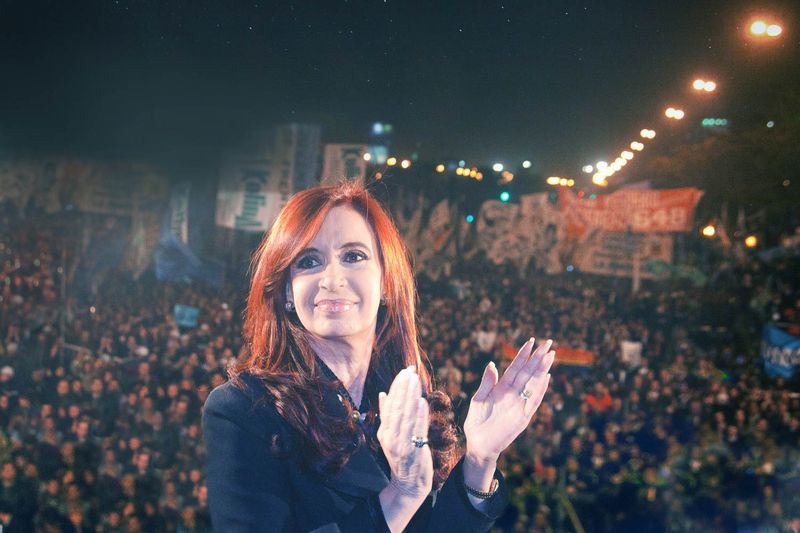 Fotografía de Estanislao Santos: Fotos de Cristina Fernández y Néstor Kirchner