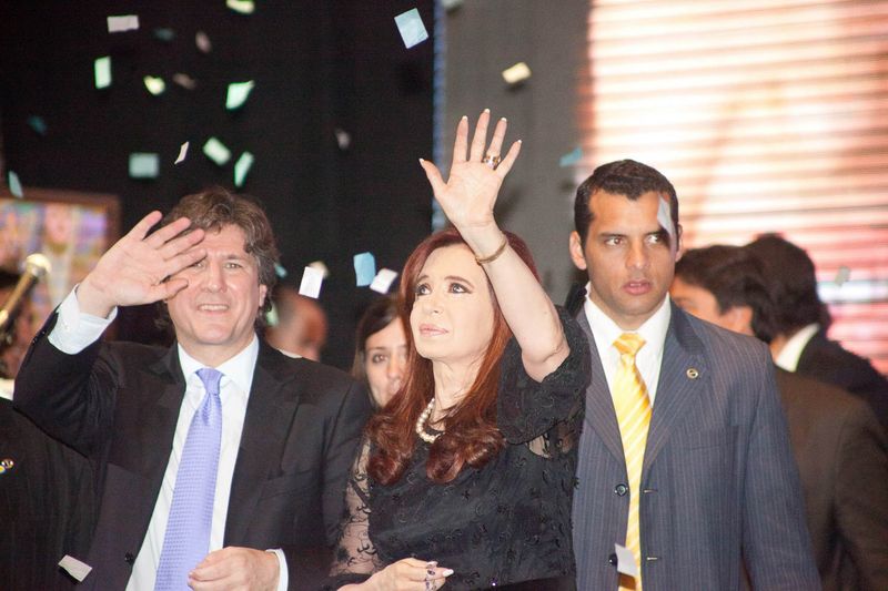 Fotografía de Estanislao Santos: Fotos de Cristina Fernández y Néstor Kirchner