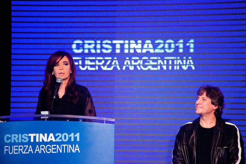 Fotografía de Estanislao Santos: Fotos de Cristina Fernández y Néstor Kirchner