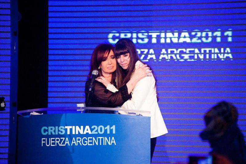 Fotografía de Estanislao Santos: Fotos de Cristina Fernández y Néstor Kirchner