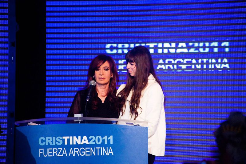 Fotografía de Estanislao Santos: Fotos de Cristina Fernández y Néstor Kirchner