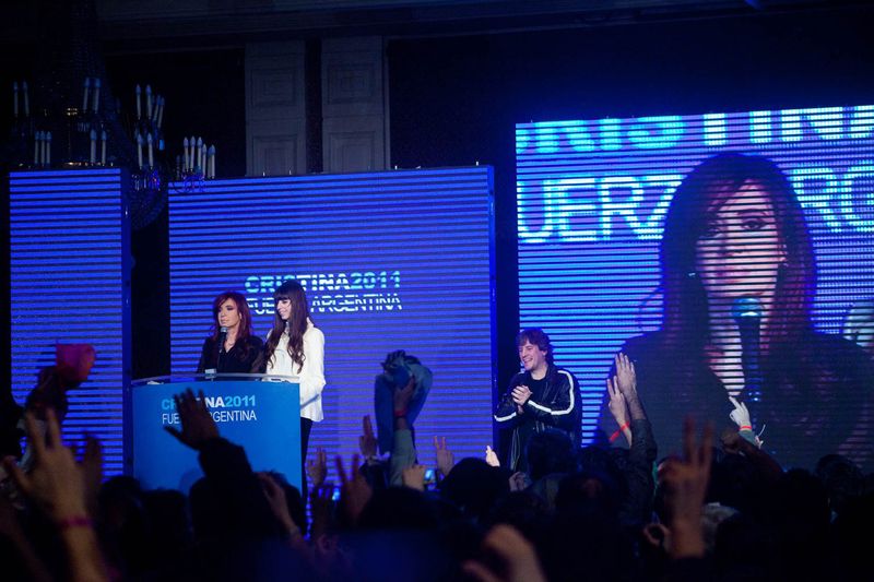 Fotografía de Estanislao Santos: Fotos de Cristina Fernández y Néstor Kirchner
