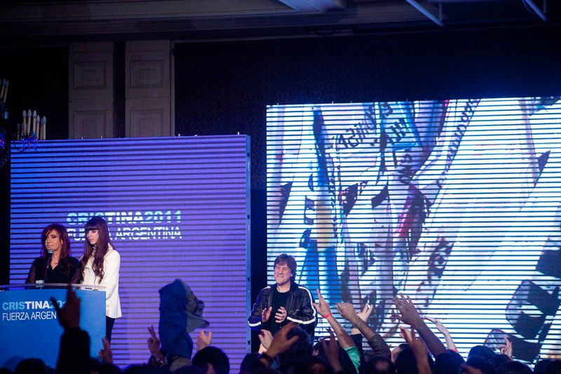 Fotografía de Estanislao Santos: Fotos de Cristina Fernández y Néstor Kirchner