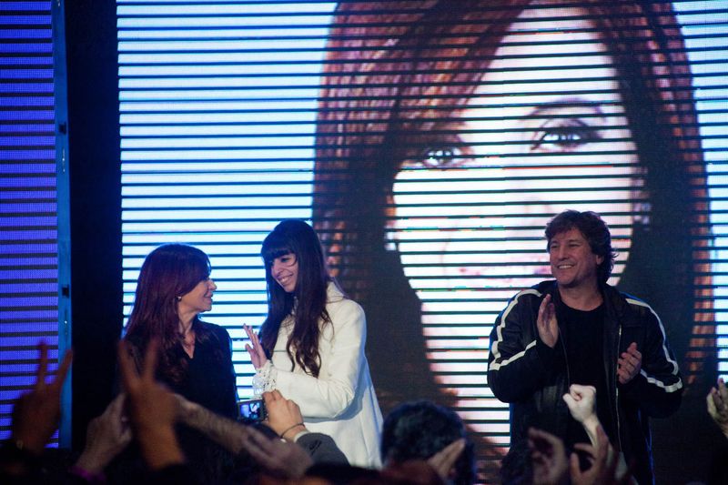 Fotografía de Estanislao Santos: Fotos de Cristina Fernández y Néstor Kirchner