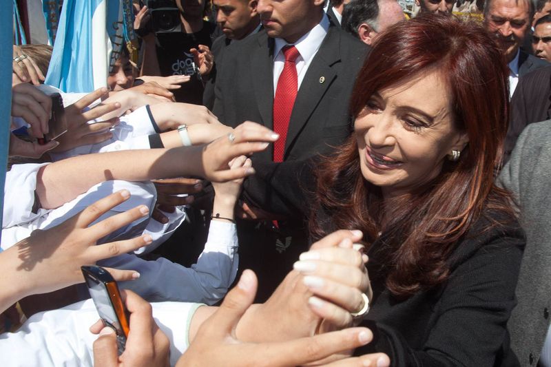 Fotografía de Estanislao Santos: Fotos de Cristina Fernández y Néstor Kirchner