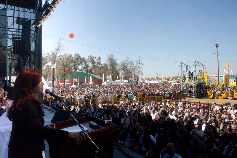 Fotografía de Estanislao Santos: Fotos de Cristina Fernández y Néstor Kirchner