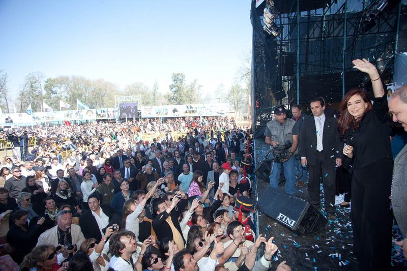 Fotografía de Estanislao Santos: Fotos de Cristina Fernández y Néstor Kirchner