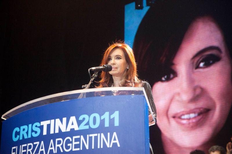 Fotografía de Estanislao Santos: Fotos de Cristina Fernández y Néstor Kirchner