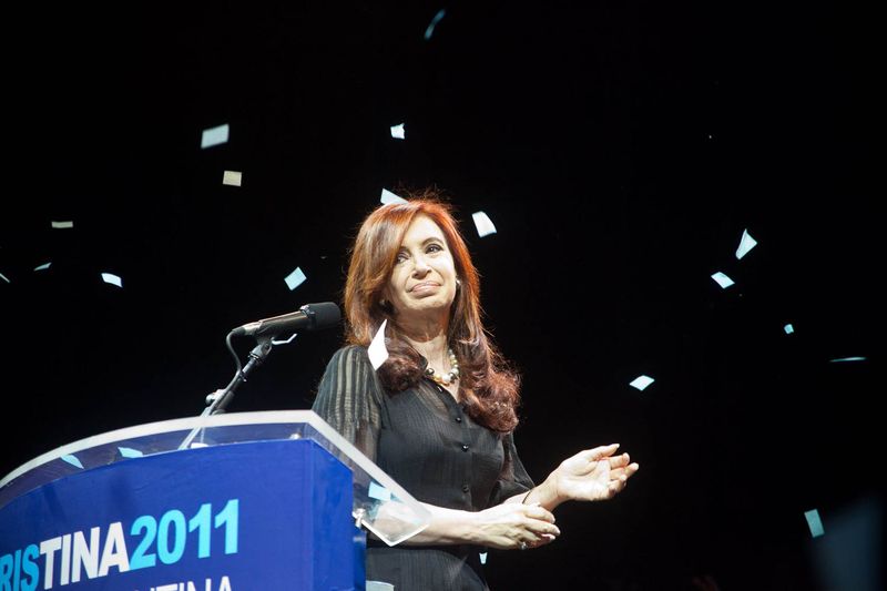Fotografía de Estanislao Santos: Fotos de Cristina Fernández y Néstor Kirchner