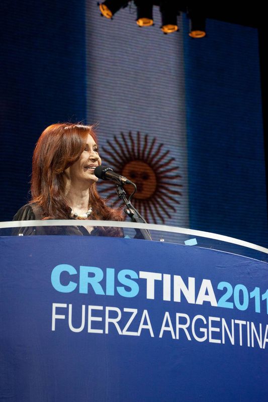 Fotografía de Estanislao Santos: Fotos de Cristina Fernández y Néstor Kirchner