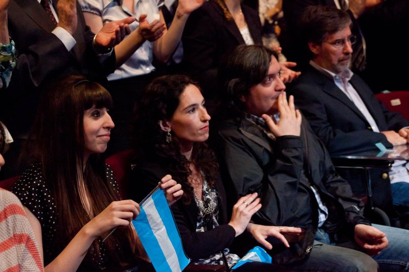 Fotografía de Estanislao Santos: Fotos de Cristina Fernández y Néstor Kirchner