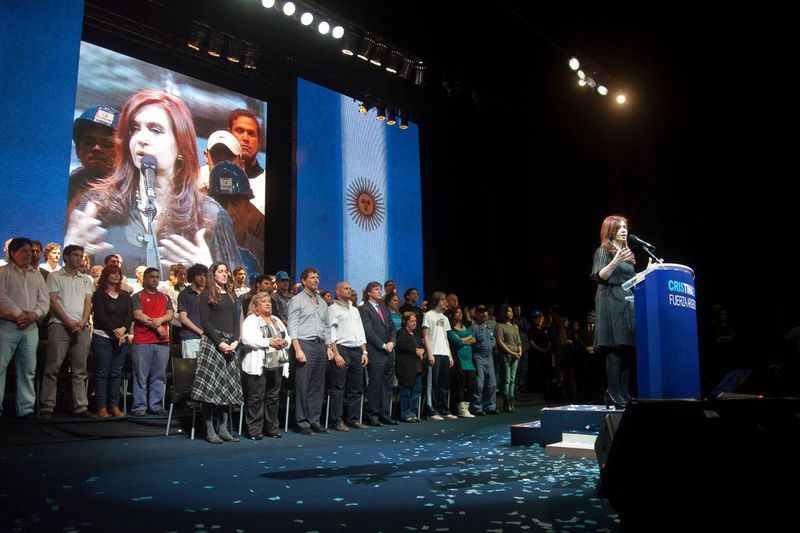 Fotografía de Estanislao Santos: Fotos de Cristina Fernández y Néstor Kirchner