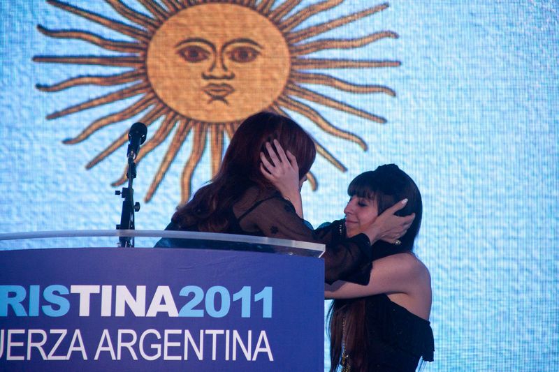 Fotografía de Estanislao Santos: Fotos de Cristina Fernández y Néstor Kirchner