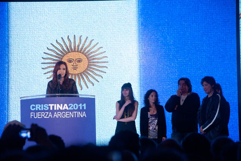 Fotografía de Estanislao Santos: Fotos de Cristina Fernández y Néstor Kirchner