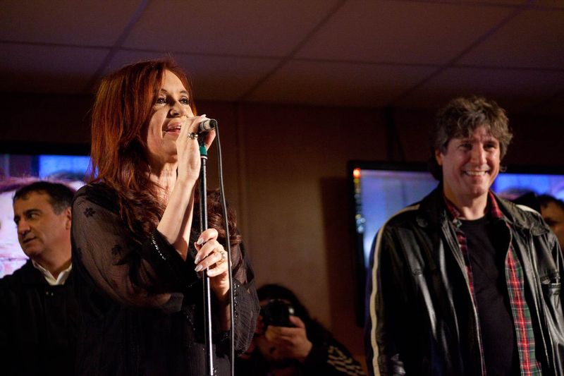 Fotografía de Estanislao Santos: Fotos de Cristina Fernández y Néstor Kirchner