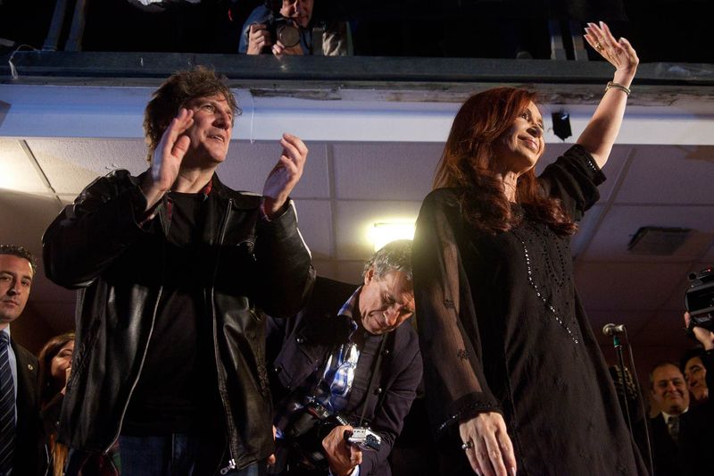 Fotografía de Estanislao Santos: Fotos de Cristina Fernández y Néstor Kirchner