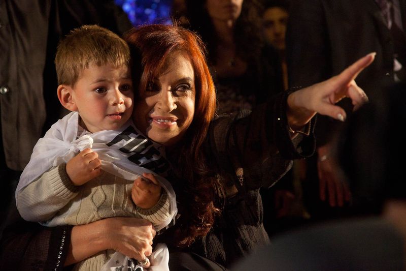 Fotografía de Estanislao Santos: Fotos de Cristina Fernández y Néstor Kirchner