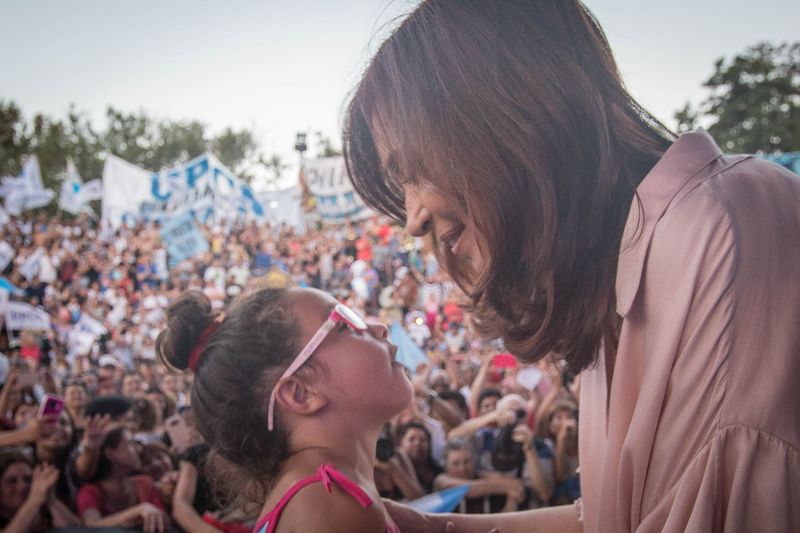 Fotografía de Estanislao Santos: Fotos de Cristina Fernández y Néstor Kirchner