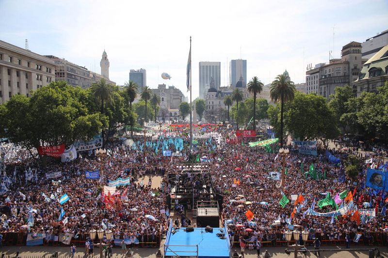 Fotografía de Estanislao Santos: Fotos de Cristina Fernández y Néstor Kirchner