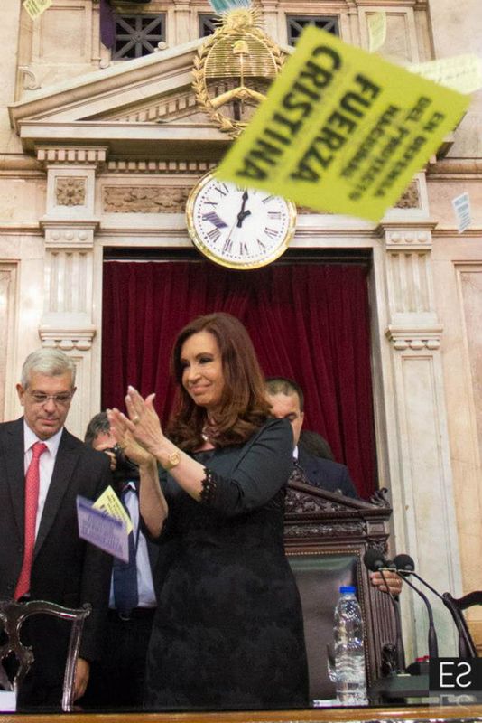 Fotografía de Estanislao Santos: Fotos de Cristina Fernández y Néstor Kirchner