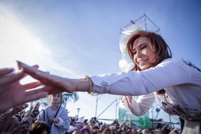 Fotografía de Estanislao Santos: Fotos de Cristina Fernández y Néstor Kirchner