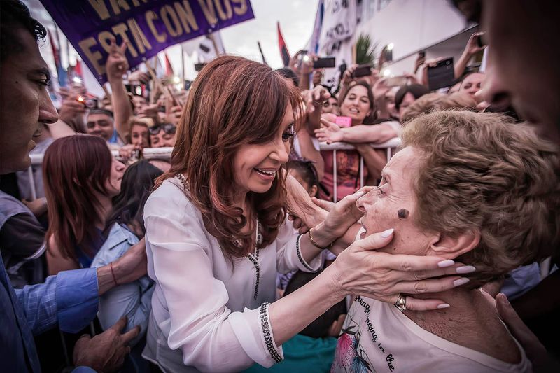 Fotografía de Estanislao Santos: Fotos de Cristina Fernández y Néstor Kirchner