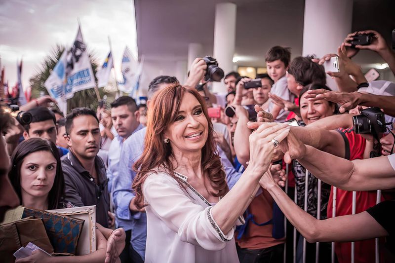 Fotografía de Estanislao Santos: Fotos de Cristina Fernández y Néstor Kirchner