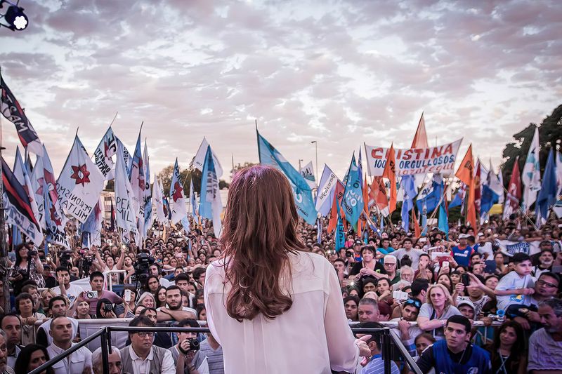 Fotografía de Estanislao Santos: Fotos de Cristina Fernández y Néstor Kirchner