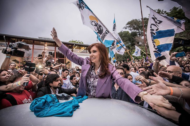 Fotografía de Estanislao Santos: Fotos de Cristina Fernández y Néstor Kirchner