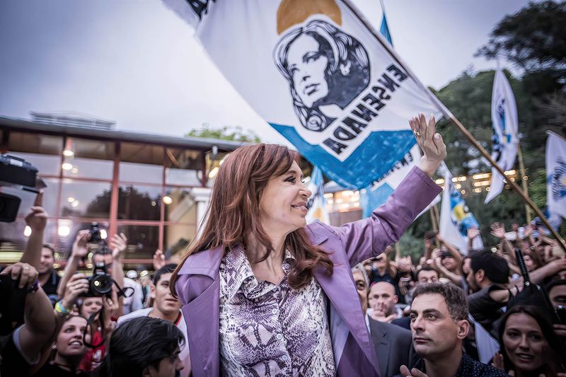 Fotografía de Estanislao Santos: Fotos de Cristina Fernández y Néstor Kirchner
