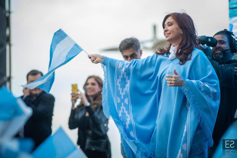 Fotografía de Estanislao Santos: Fotos de Cristina Fernández y Néstor Kirchner
