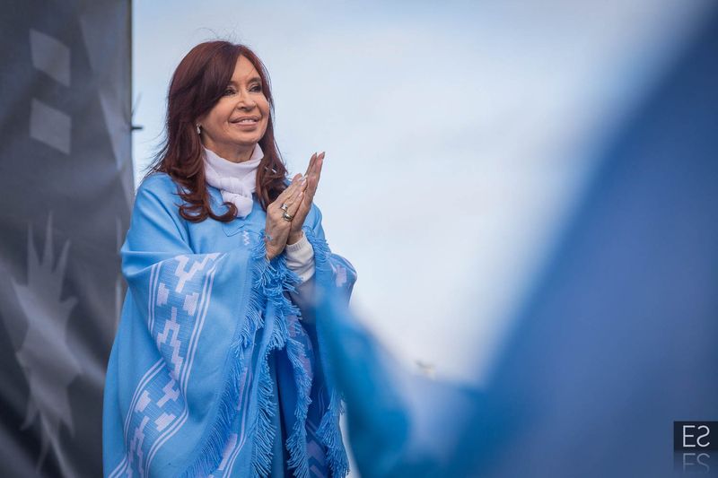 Fotografía de Estanislao Santos: Fotos de Cristina Fernández y Néstor Kirchner