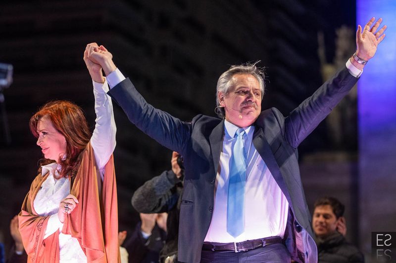 Fotografía de Estanislao Santos: Fotos de Cristina Fernández y Néstor Kirchner