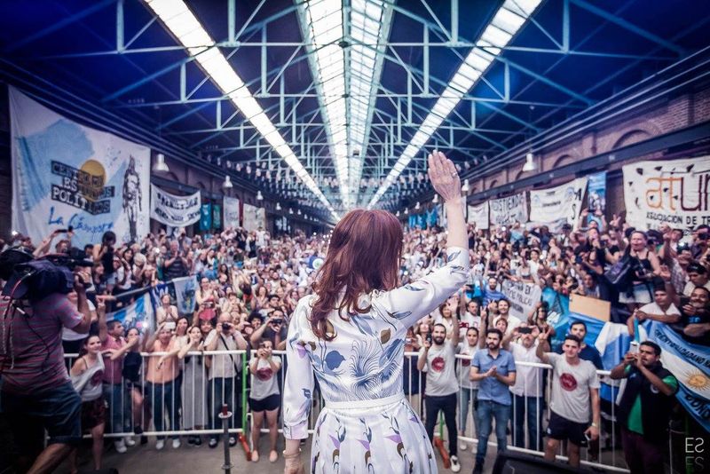Fotografía de Estanislao Santos: Fotos de Cristina Fernández y Néstor Kirchner