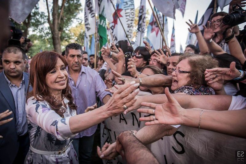 Fotografía de Estanislao Santos: Fotos de Cristina Fernández y Néstor Kirchner