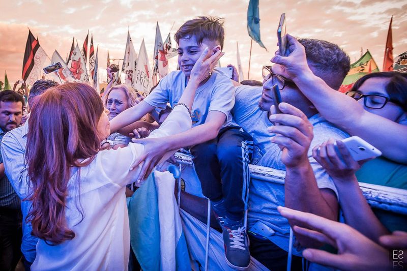 Fotografía de Estanislao Santos: Fotos de Cristina Fernández y Néstor Kirchner