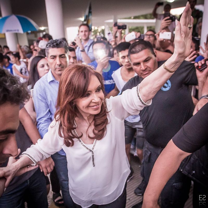 Fotografía de Estanislao Santos: Fotos de Cristina Fernández y Néstor Kirchner