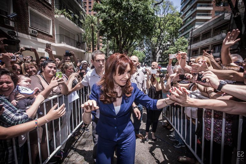 Fotografía de Estanislao Santos: Fotos de Cristina Fernández y Néstor Kirchner