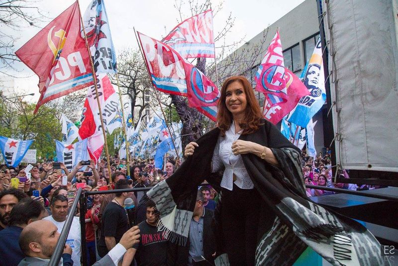 Fotografía de Estanislao Santos: Fotos de Cristina Fernández y Néstor Kirchner