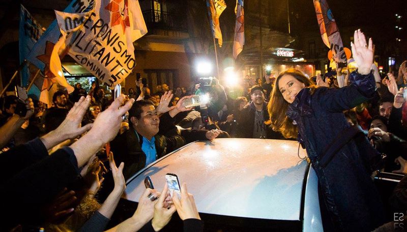 Fotografía de Estanislao Santos: Fotos de Cristina Fernández y Néstor Kirchner
