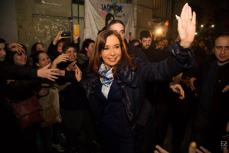Fotografía de Estanislao Santos: Fotos de Cristina Fernández y Néstor Kirchner