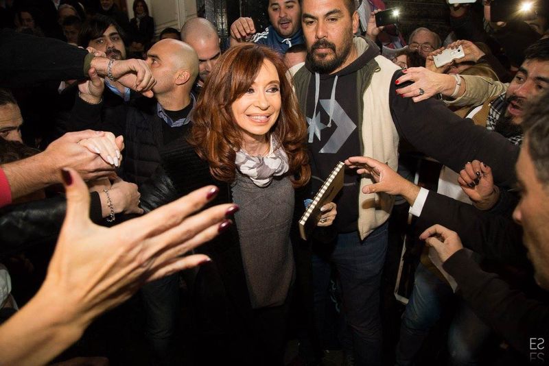 Fotografía de Estanislao Santos: Fotos de Cristina Fernández y Néstor Kirchner