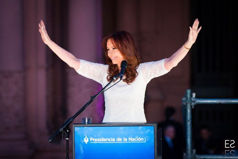 Fotografía de Estanislao Santos: Fotos de Cristina Fernández y Néstor Kirchner