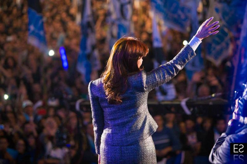 Fotografía de Estanislao Santos: Fotos de Cristina Fernández y Néstor Kirchner