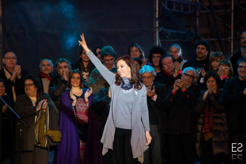 Fotografía de Estanislao Santos: Fotos de Cristina Fernández y Néstor Kirchner