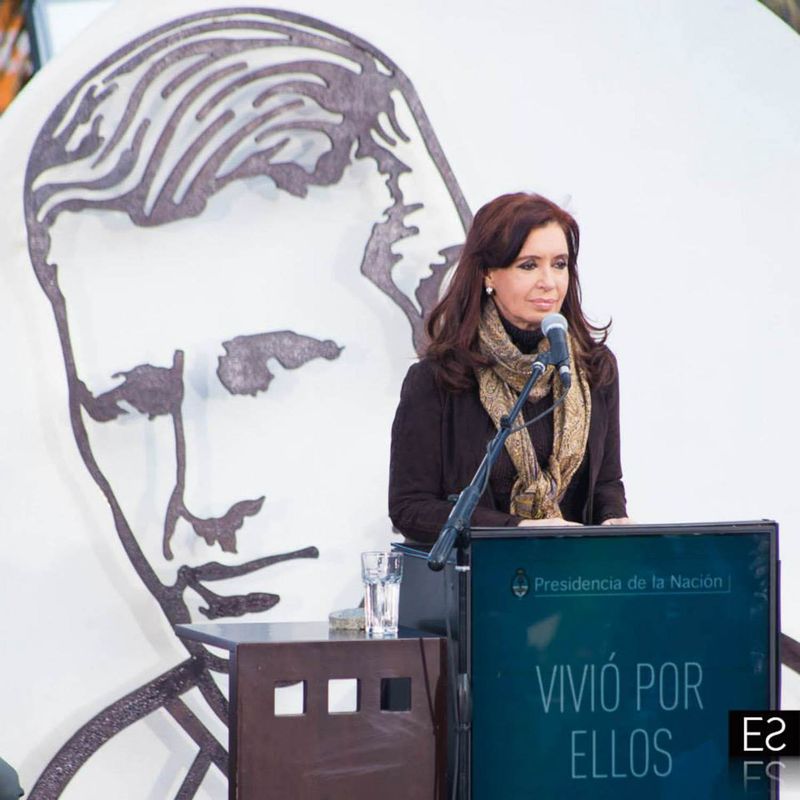 Fotografía de Estanislao Santos: Fotos de Cristina Fernández y Néstor Kirchner